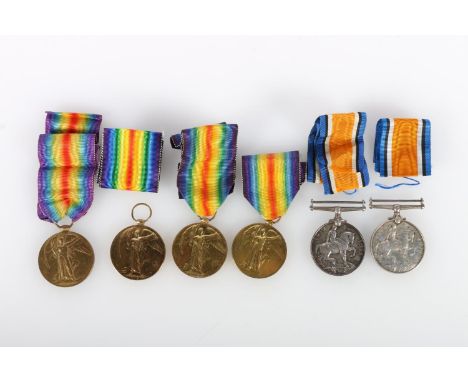 Medals of 97630 Private G Sutherland of the Machine Gun Crops comprising WWI war medal and victory medal [97630 PTE G SUTHERL