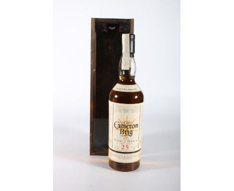 OLD CAMERON BRIG 25 year old pure single grain Scotch whisky, Distillery Reserve bottled to commemorate 175 years of Cameronb