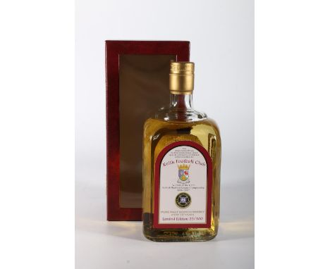 Keith Football Club commemorative 10 year old pure malt Scotch whisky, bottled to commemorate wining the 100th Scottish Highl