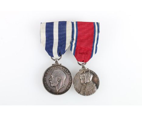 Medals of Police Chief Constable William V Webb of Cambridgeshire comprising a George V (first type coinage profile, one of 1