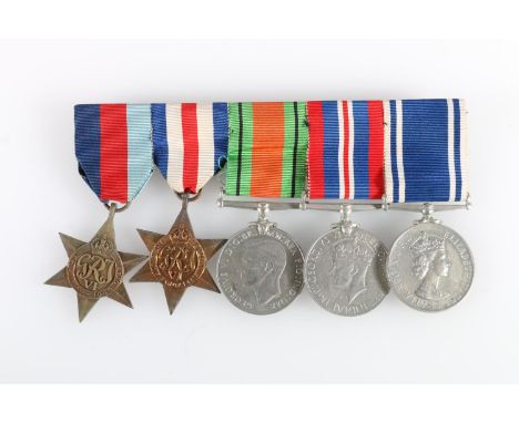 Medals of Inspector Duncan R Robertson of the Police Force comprising Elizabeth II (Tudor crown without BR OMN variety 1954-8