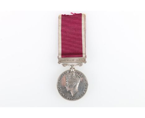 Medal of 2555382 Trooper F Robb of the Royal Tank Regiment   comprising George VI (Crowned bust, INDIAE IMP 1937-48 variety) 