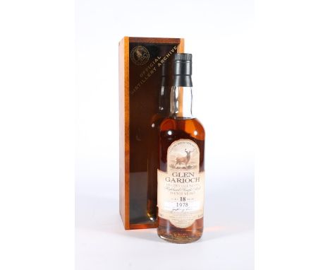 GLEN GARIOCH 1978 Selected Cask Vatting 18 year old Highland single malt Scotch whisky, distilled in 1978, bottled in 1997 by