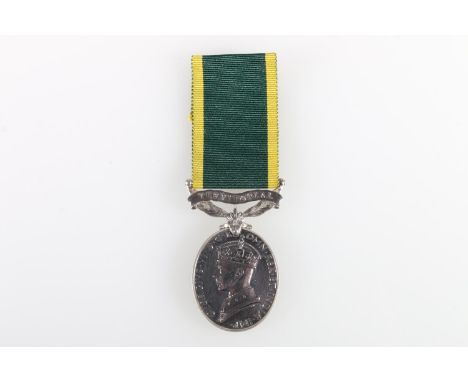 Medal of 3307541 Sergeant W Paterson of the 7th Battalion Highland Light Infantry comprising George VI (INDIAE IMP) Efficienc