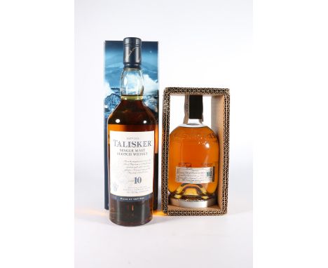 GLENROTHES 1992 11 year old single malt Scotch whisky, distilled 25/5/1992, bottled 25/01/2004, 43% abv. 70cl and TALISKER 10