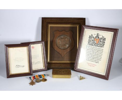 WWI war medal group of 2653 Corporal William Charles Rainbird of the Royal Scots to include a war medal, Victory medal and 19