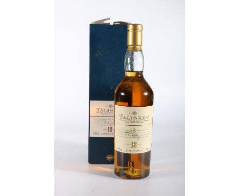 TALISKER 18 year old Isle of Skye single malt Scotch whisky, 45.8% abv. 70cl boxed. 