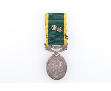 Medal of 7339415 Sergeant J A Watson of the Royal Army Medical Corps comprising George V Efficiency medal with TERRITORIAL cl