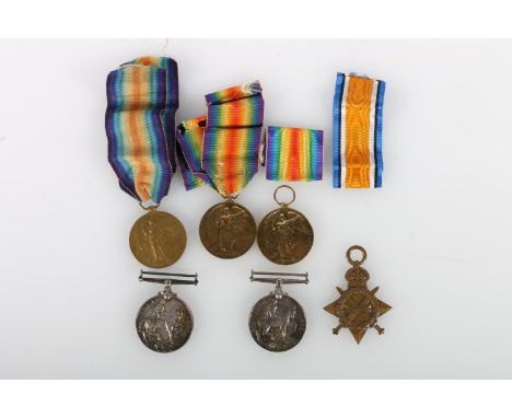 Medals of 30836 Private W A McKinlay of the Highland Light Infantry comprising war medal and victory medal [30836 PTE W A MCK