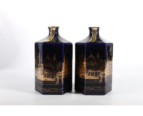 Two bottles of Glasgow European City of Culture 1990 commemorative premium reserve blended Scotch whisky, bottled by Douglas 