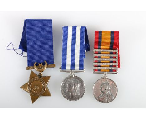 Medals of 987 Private R Little of the 1st Cameron Highlanders comprising an Anglo- Boer war 1899-1902 Queen's South Africa Me