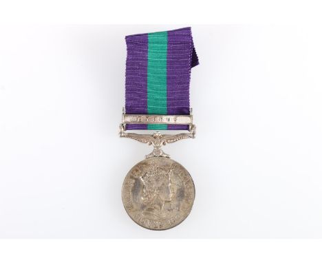 Medal of 23300516 Private J C Fisher of the Royal Army Ordnance Corps comprising Elizabeth II (DEI GRATIA 1955-62 variety) Ge