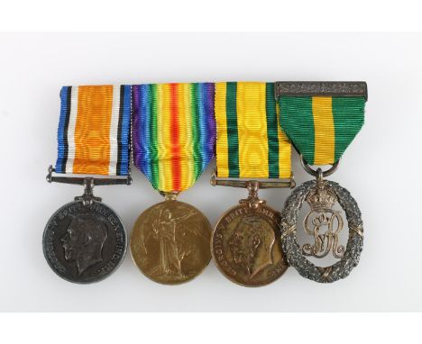 Medals of Lieutenant Colonel W J Marshall of the Army Service Corps comprising George V Territorial decoration (one of 4,198 