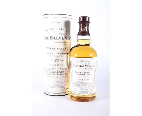 THE BALVENIE 1988 15 year old Single Barrel single malt Scotch whisky, casked 18.08.88, bottled 28.08.03, cask number 3970, b