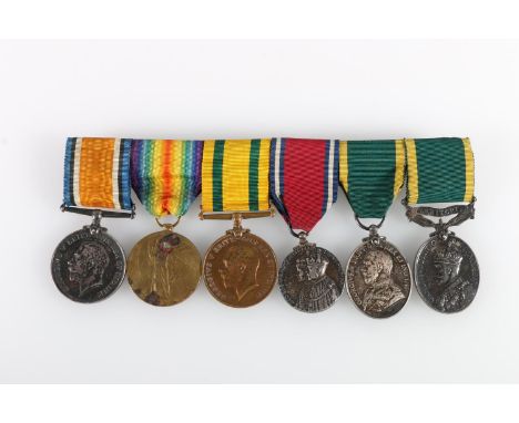 Medals of  345594 and 1622578 Sergeant and Battery Quarter Master Sergeant W R Johnston of the Royal Artillery and the Royal 