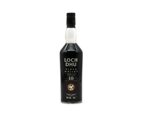 Loch Dhu, The Black Whisky, Single Malt Scotch, Aged 10 Years, 40% vol., 70 cl. (1)