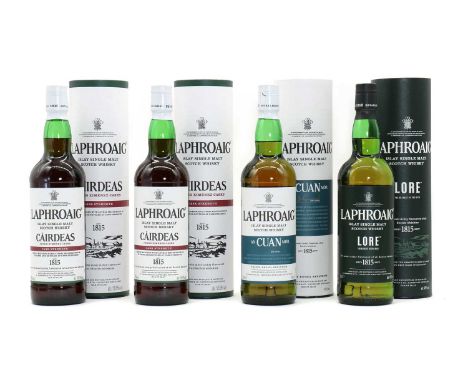 Laphroaig, Islay Single Malt, Scotch Whisky, Cairdeas, Pedro Ximenex Casks, 58.9% vol., 700 ml (2, each in presentation tube)