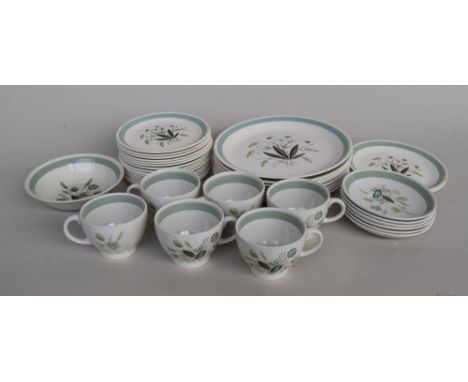 A selection of ceramic ware, to include 1960s dinner plates (8), side plates (15) and cheese plates (2) from Alfred Meakin in