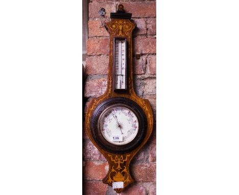INLAID BANJO BAROMETER
