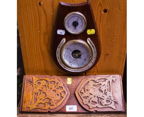 BAROMETER + BOOK STAND