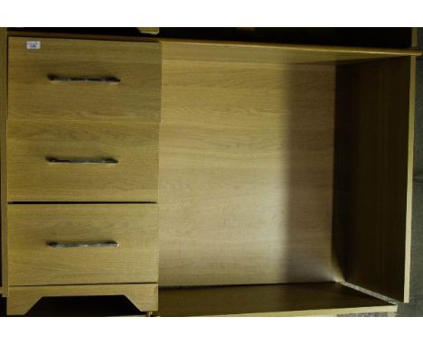 MODERN SINGLE PEDESTAL DESK