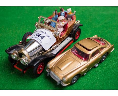 CHITTY CHITTY BANG BANG + RARE JAMES BOND CORGI FOLD AUSTON MARTIN