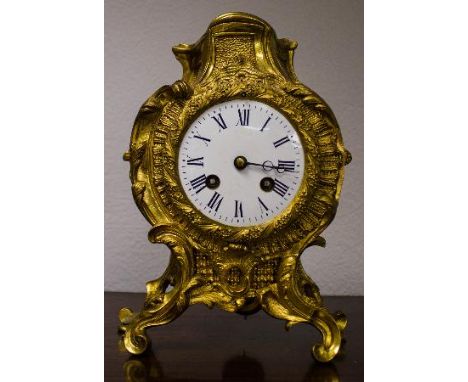 19C FRENCH 8 DAY MANTLE CLOCK