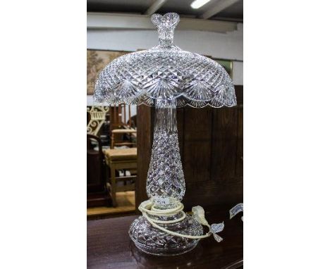 LARGE WATERFORD CRYSTAL  MASTER CUTTER L11 LAMP