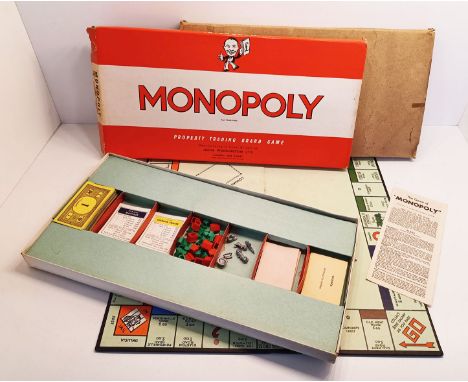 A 1960's MONOPOLY SET, APPEARS COMPLETE