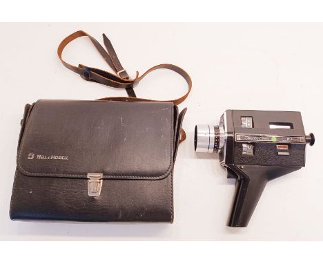 CAMERAS - A BELL &amp; HOWELL DIRECTOR SUPER 8 CAMERA WITH ORIGINAL CASE