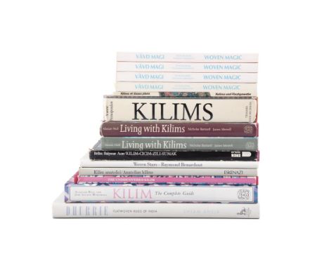 KILIM AND WEAVING INTEREST,A collection of mainly hardback books including 'Kilim - The Complete Guide' by A Hull & J Luczyc-