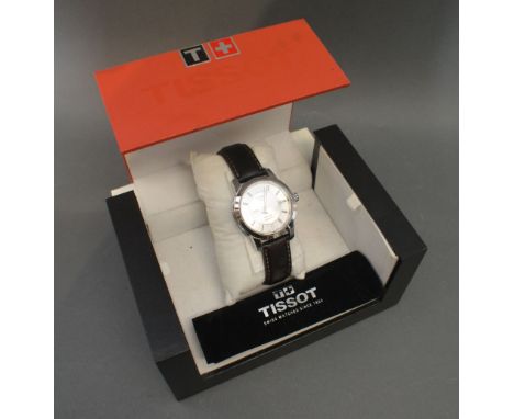 A Tissot PRC200 Stainless Steel Cased Gentleman's Wrist Watch with Leather Strap and Original Box