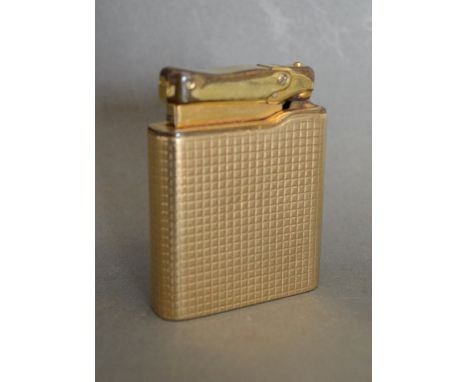 A 9ct Gold Cased Lighter by Colibri Monogas