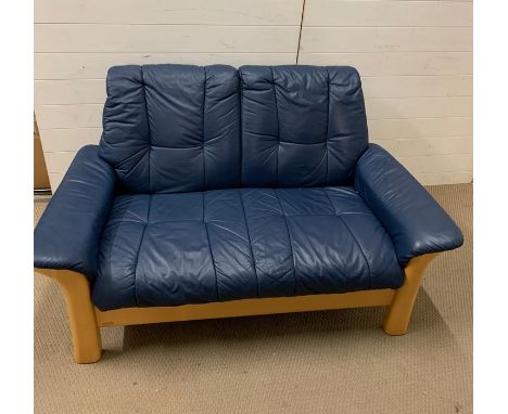 A Ekornes Scandinavian stress less Windsor two seater sofa 