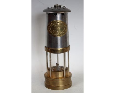 An miners lamp, by E Thomas &amp; Williams, in original box