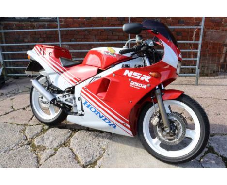 Registration No: D395 CFV Frame No: MC16 102421 Engine No: MC16 101114 CC: 250 MOT: NoneRare in the UK NSR250 presented in st