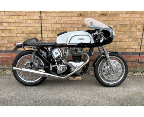 Registration No: 649 UYU Frame No: 1497973 Engine No: 69543122L CC: 500 MOT: ExemptA beautifully built ‘60s café racerBuilt b