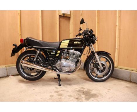 Registration No: SLH 901S Frame No: 102303 Engine No: 102303 CC: 498 MOT: ExemptBeautifully restored Yamaha XS500Featured in 