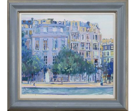 * PETER GRAHAM ROI (SCOTTISH b. 1959), AVENUE DE LA BOURDONNAIS, PARIS oil on canvas, signed, titled and dated 1991 versofram