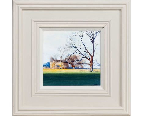 * MICHAEL DURNING PPAI PAI RSW (SCOTTISH b. 1970), HUNTERSTON acrylic on board, signed, titled versoframed and under glassima