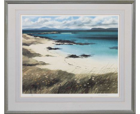 * JIM NICHOLSON (BRITISH 1924 - 1996), NORTH END, IONA limited edition print on paper, signed and numbered 805/850, titled ve