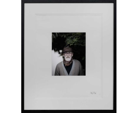 * DAVID EUSTACE (SCOTTISH b. 1961), JOHN BYRNE digital print on paper, initialled and numbered 7/30, paper embossedmounted, f