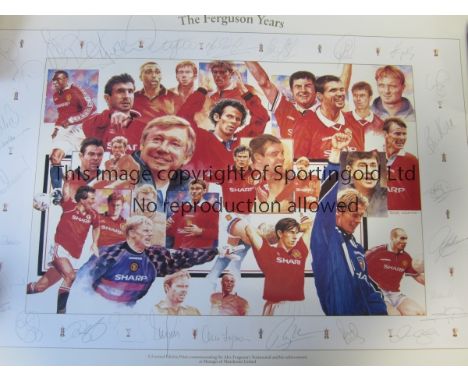 THE FERGUSON YEARS   Large limited edition print 374/500 , The Ferguson Years produced to mark Fergusons retirement and signe