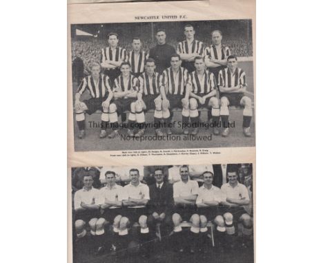 FOOTBALL PICTURES     A small miscellany including a black & white Press photograph with paper notation on the reverse, actio