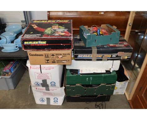 A large quantity of various Scalextric, sold as collectors item