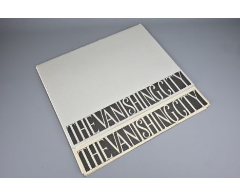 TOM L. BRIGGS Two paper folders titled 'The Vanishing City' (proofed) comprising of sixteen original printed architectural il
