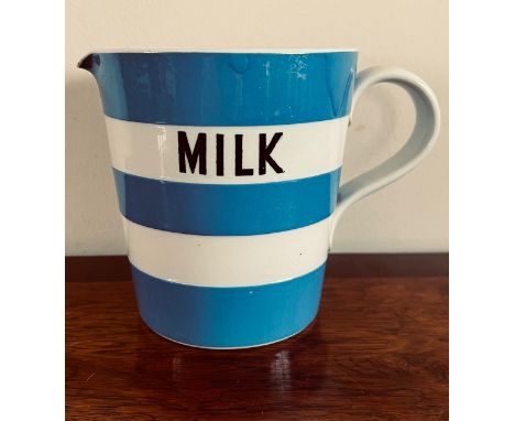 TG GREEN CORNISH WARE MEASURING MILK JUG, APPROX 14.5cm HIGH