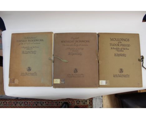 A six volume collection from the Architectural Press, comprising six design books for architectural detail, including turned 