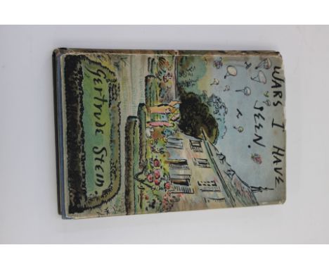 Stein, Gertrude. Wars I Have Seen, first edition, London: Batsford, 1945, dust-jacket designed by Cecil Beaton