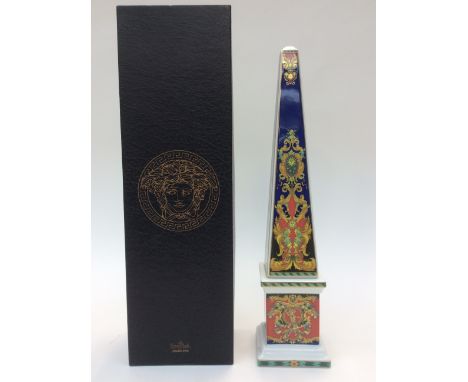 A Rosenthal Studio Line Versace Le Roi Soleil Abelisk in original box